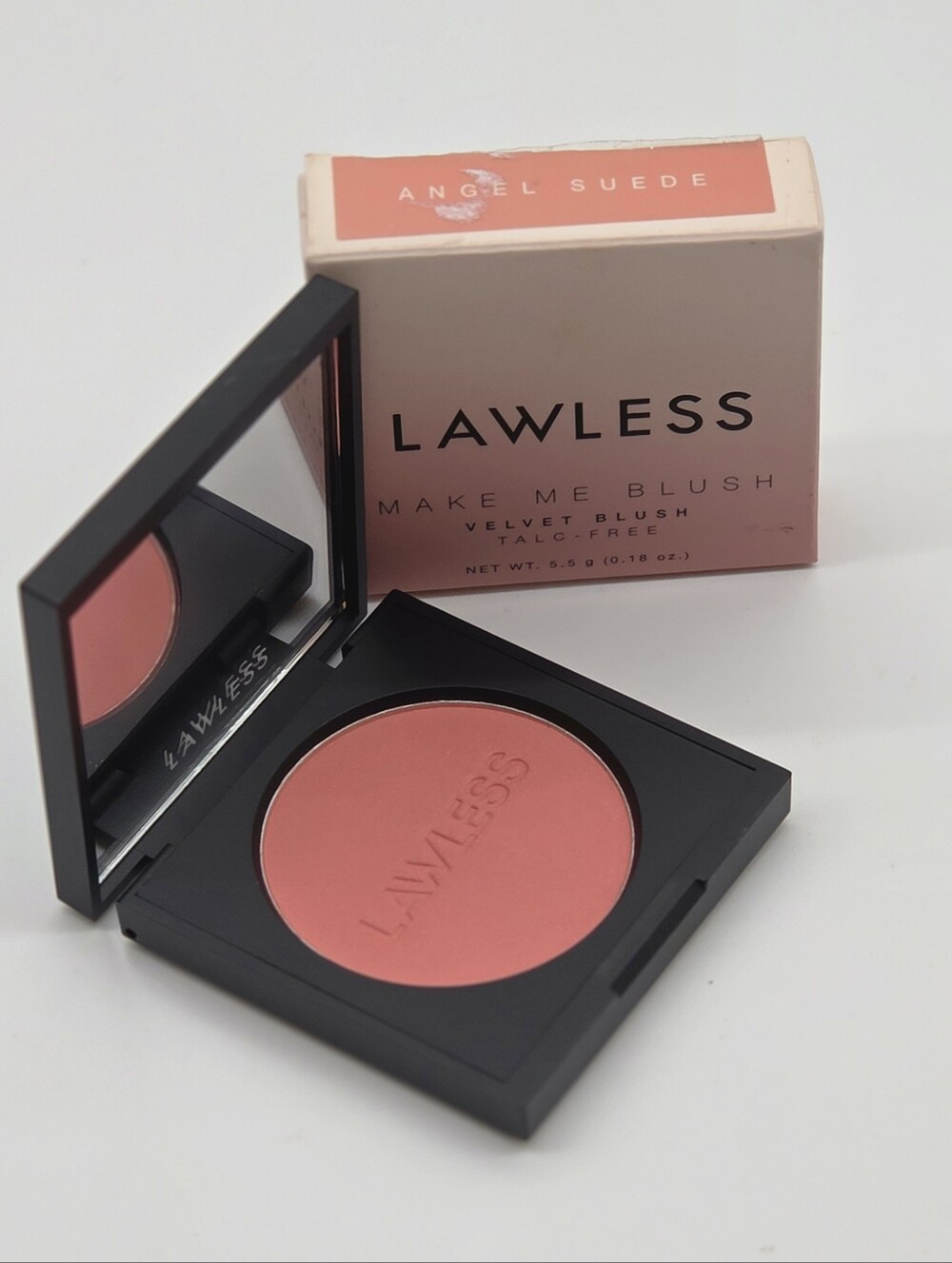 LAWLESS Make Me Blush Velvet Blush — Angel Suede